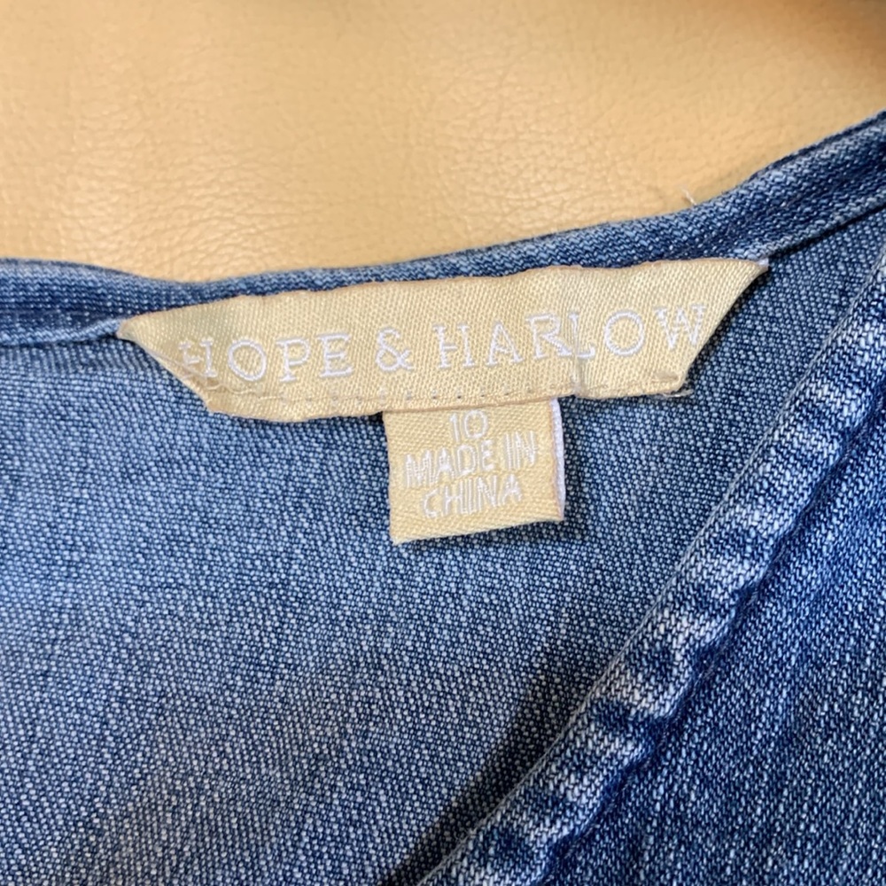 3/$20- Hope and Harlow Denim Sheath Dress - Picture 5 of 7